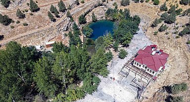 Doğa harikası Yeşilgöz'de çalışmalar tamamlanıyor