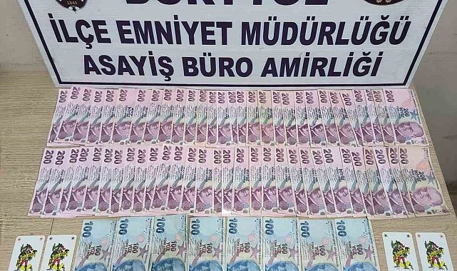 Dörtyol'da kumar oynayan 4 şahsa para cezası uygulandı