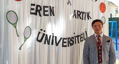 Down sendromlu genç büyük gurur yaşattı