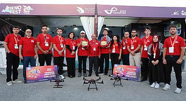 Düzce Üniversitesi öğrencileri TEKNOFEST 2025'te zirvede