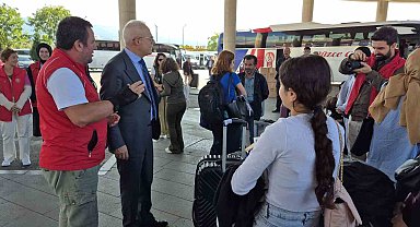 Düzce'de üniversitelilere 'hoş geldin' karşılaması