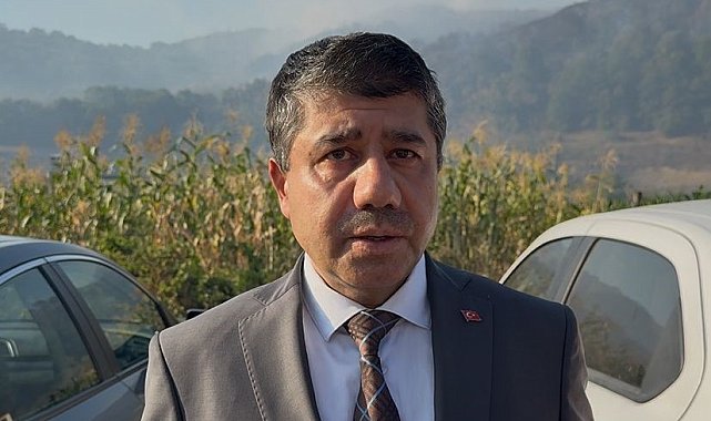 Düzce'deki orman yangını 6. saatinde: Havadan ve karadan müdahale sürüyor