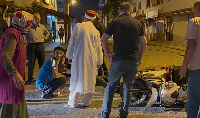 Düzce'de otomobil motosiklete çarptı