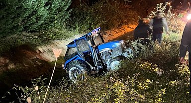 Düzce'de traktör kazası: 1 yaralı