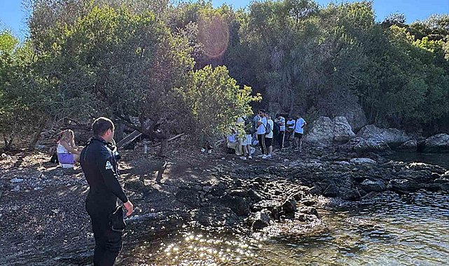 Düzensiz göçmenleri Cennet Adası'na bırakıp gittiler