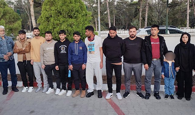 Edirne'de 12 düzensiz göçmen yakalandı, sürücü tutuklandı