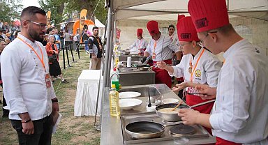 Edirne'de genç aşçılar ekşili köfte için yarıştı