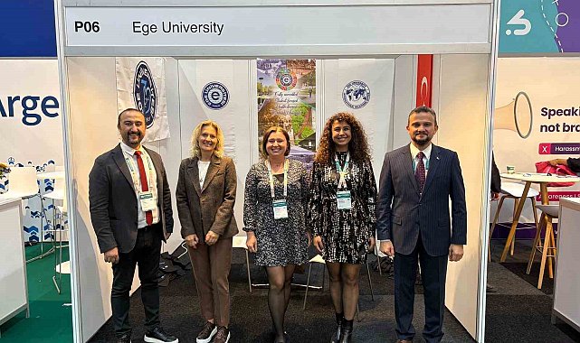 Ege Üniversitesi "EAIE 2025" fuarında Türkiye'yi temsil etti