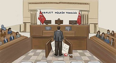 Ekrem İmamoğlu'nu mahkeme salonunda resmetti