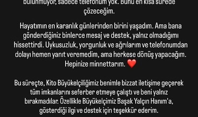 Ekvator'da saldırıya uğradığını paylaşan Türk gezginle Türk Büyükelçiliği temasa geçti