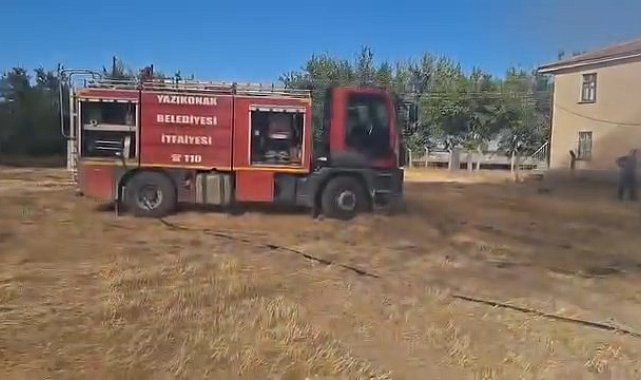 Elazığ'da ahır yangını