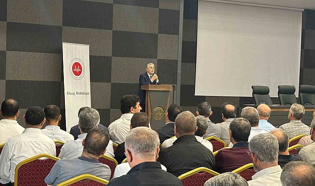 Elazığ'da cami görevlileri toplantısı