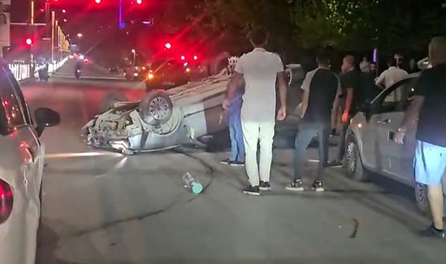 Elazığ'da kontrolden çıkan otomobil takla attı: 1 yaralı