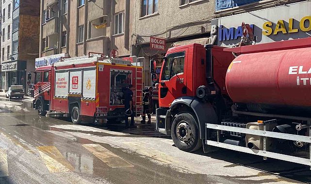 Elazığ'da odunluk yangını: 1 kişi dumandan etkilendi