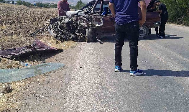 Elazığ'da trafik kazası: 2 yaralı