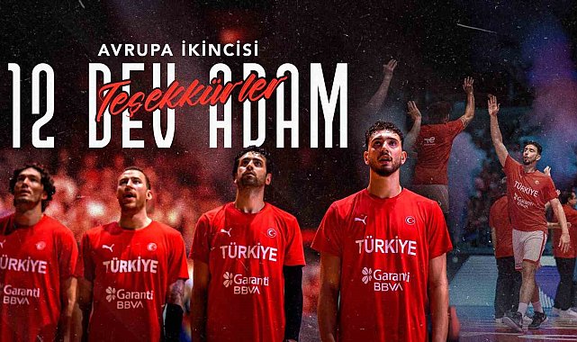 Emine Erdoğan, Avrupa ikincisi olan A Milli Erkek Basketbol Takımı'nı tebrik etti