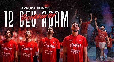 Emine Erdoğan, Avrupa ikincisi olan A Milli Erkek Basketbol Takımı'nı tebrik etti