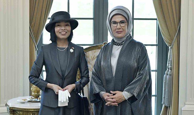 Emine Erdoğan, Japonya Altes Prensesi Mikasa ile görüştü