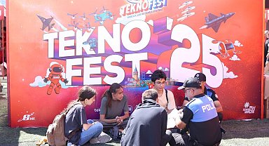 Emniyet personeli TEKNOFEST Gökçeada'da görev başında