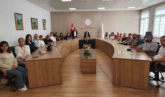 Erasmus kapsamında Avrupa'dan gelen öğretmenler Kütahya'da ağırlandı