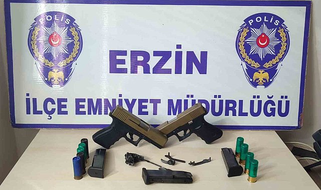 Erzin'de silah kaçakçılığı operasyonu: 2 tutuklama