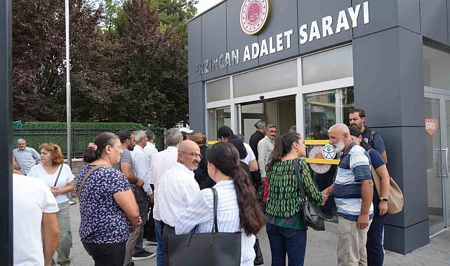 Erzincan'da maden ocağı davasının üçüncü duruşması başladı