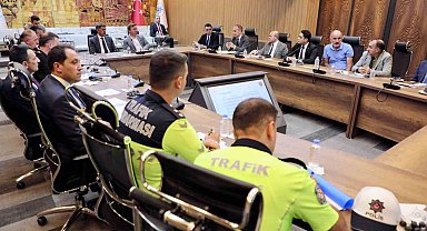 Erzincan'da trafik toplantısı yapıldı