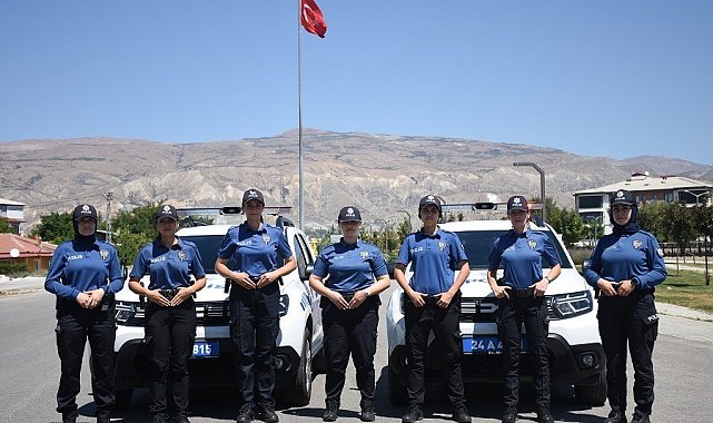 Erzincan'ın kadın polisleri 724 görevlerinin başında, halkın yanında