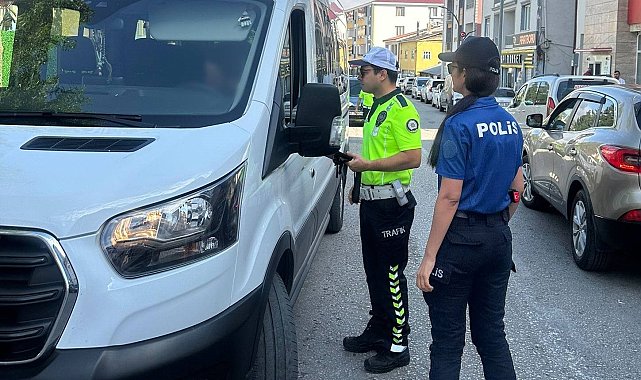 Erzincan'ın tüm ilçelerinde okul servis araçları denetlendi