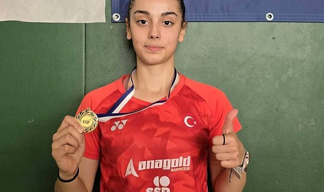 Erzincanlı milli sporcu badmintonda şampiyon oldu