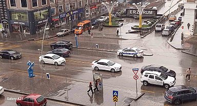 Erzurum yağmurla serinledi