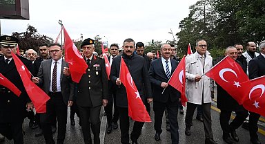 Erzurum'da Gaziler günü dolayısıyla kortej yürüyüşü düzenlendi