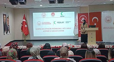 Erzurum'da kadına yönelik bağımlılıkla mücadele eğitimi düzenlendi