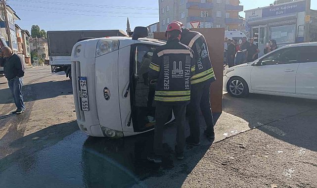 Erzurum'da üç araçlı kazada can pazarı