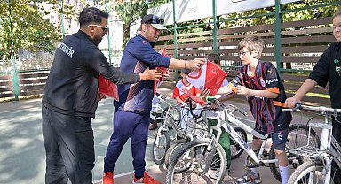 Esenyurt Belediyesi'nden çocuklara Kış Spor Okullarında bisiklet eğitimi