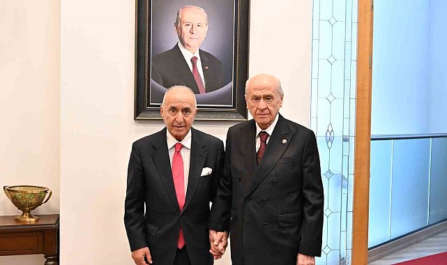 Eski CHP Genel Başkanı Çetin'den MHP lideri Bahçeli'ye ziyaret