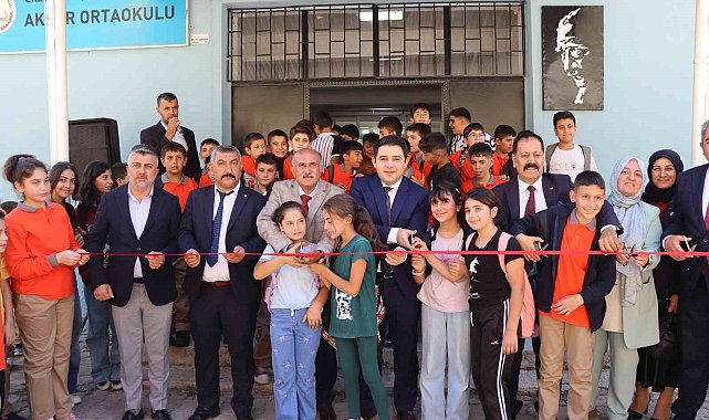 ETB'den eğitime anlamlı destek: Köy okulu yenilendi