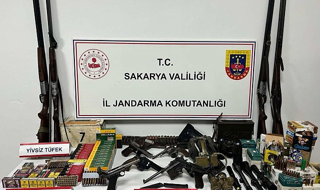 Ev değil cephanelik: 60 yaşındaki şahıs tutuklandı