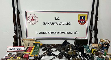 Ev değil cephanelik: 60 yaşındaki şahıs tutuklandı