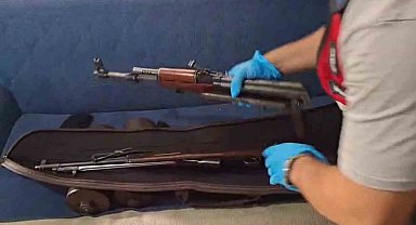 Ev değil cephanelik: Uzun namlulu silahlar, tabancalar, binlerce mermi ele geçirildi