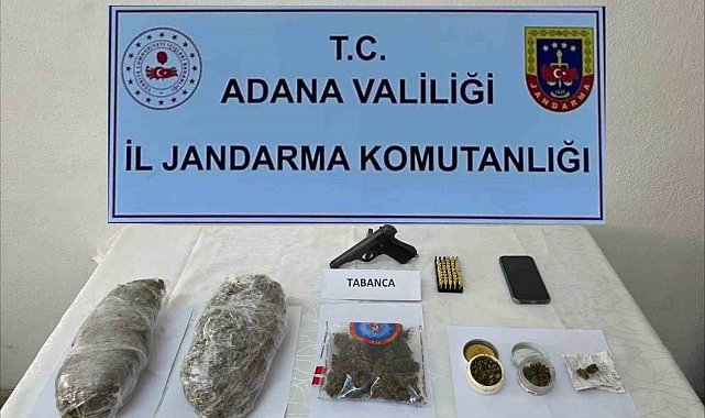 Evinde bir kilogram esrar ele geçirilen şüpheli tutuklandı