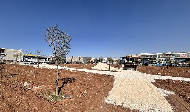 Eyyübiye Belediyesi'nden yeni yeşil alan çalışması
