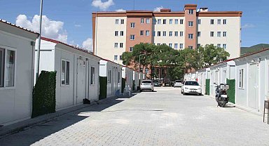 Fay hatlarının kesişim noktasındaki Tunceli, 12 konteyner kent ile afete karşı hazır