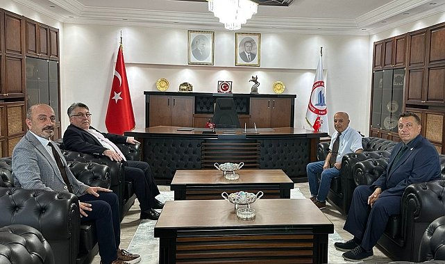 FEDEK Başkanı Prof. Dr. Sakallıoğlu'ndan BEUN Rektörü Prof. Dr. Özölçer'e ziyaret