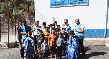 Feke Belediyesinden öğrencilere ücretsiz saç bakımı