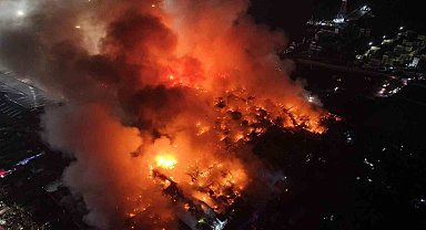 Filipinler'in başkenti Manila'da korkutan yangın