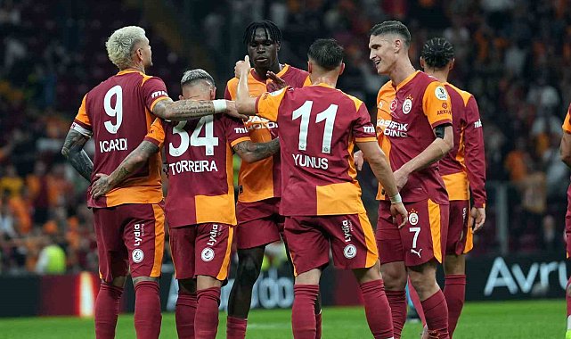 Galatasaray, Süper Lig'de 6 maçta 18 gol attı