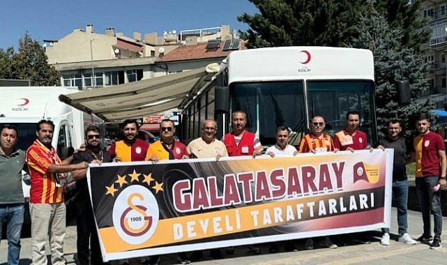 Galatasaray taraftarları kan bağışı için yarıştı