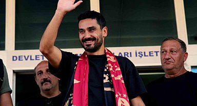 Galatasaray'ın yeni transferi İlkay Gündoğan, İstanbul'a geldi