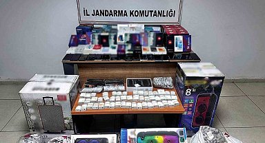 Gaziantep'te 1 milyon TL değerinde elektronik eşya ele geçirildi: 1 gözaltı